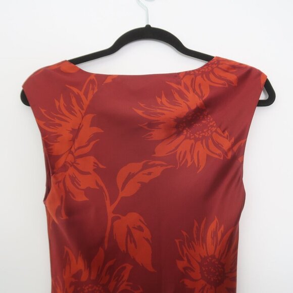 Reformation Hendrix Floral Print Silk Satin Midi Dress - Picture 7 of 13